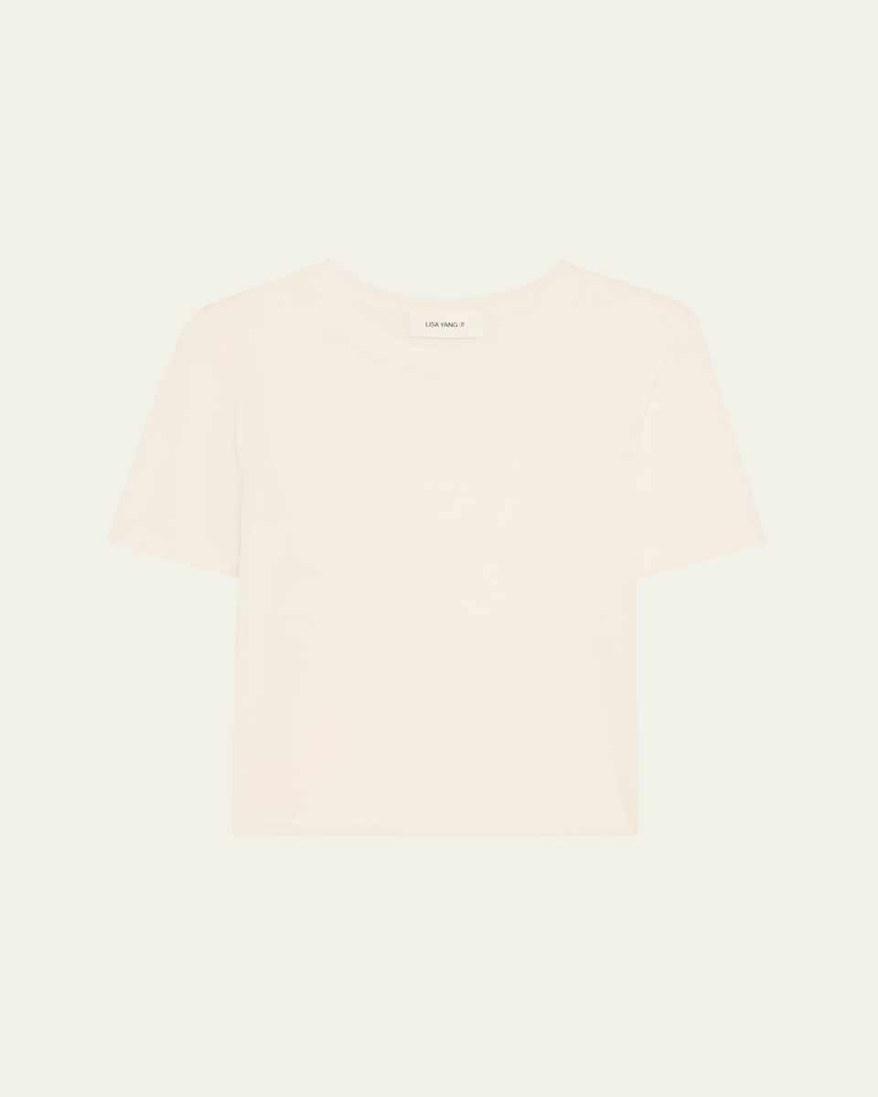 Delila Cashmere Crewneck T-Shirt